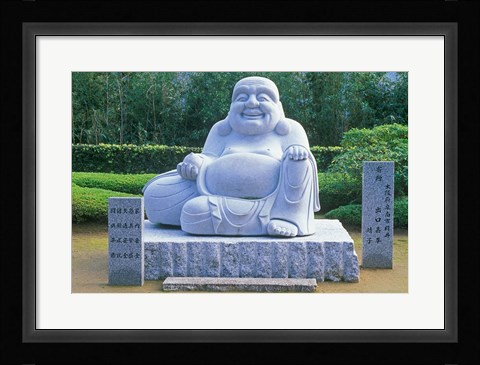 Framed Statue at Kumano Nachi Shrine, Katsuura, Wakayama, Japan Print