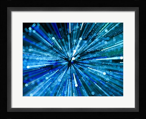 Framed Christmas Lights, Roppongi, Tokyo, Japan Print