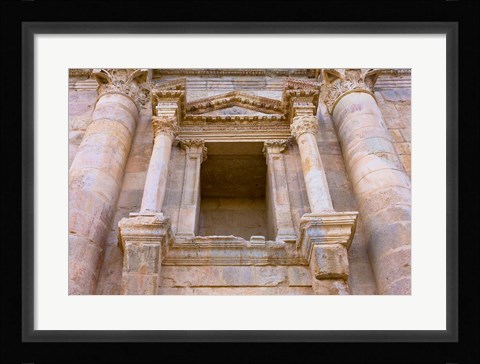 Framed Ancient Jerash Gate, Amman, Jordan Print