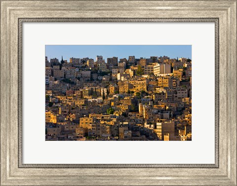 Framed Traditional houses in Amman, Jordan Print
