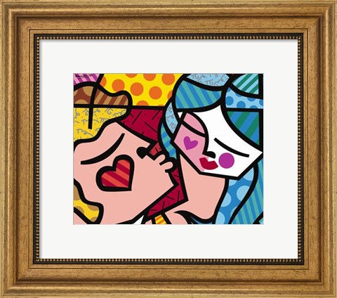 Framed Sweet Kisses Print