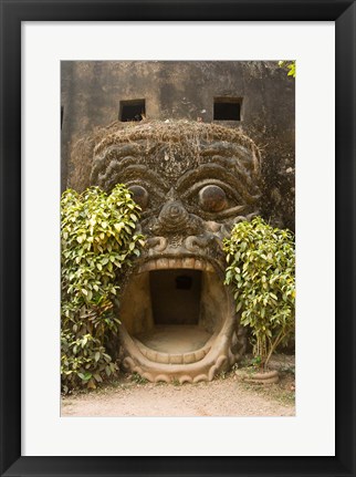 Framed Xieng Khuan, Buddha Park, Laos Print