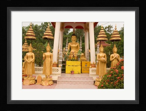 Framed Buddha Image at Wat Si Saket, Laos Print