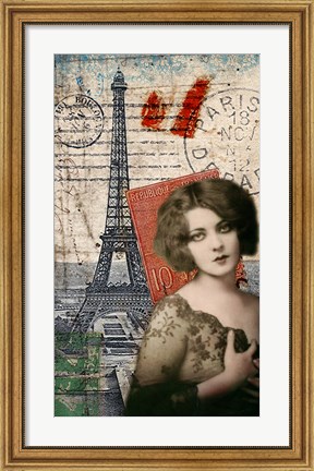 Framed Paris Memento Print
