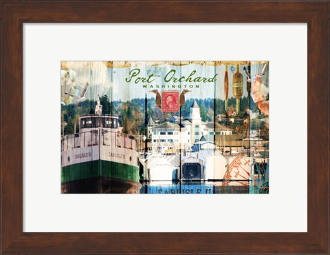 Framed Taste Of Port Orchard Print