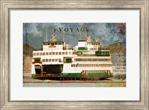 Framed Voyage To Puget Sound Print