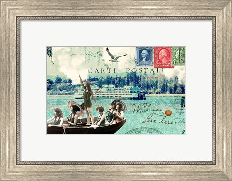 Framed Wish You Were Here - Port Orchard Print