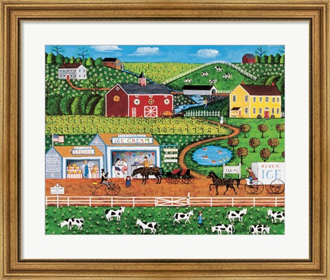 Framed Cloverfield Farms Print
