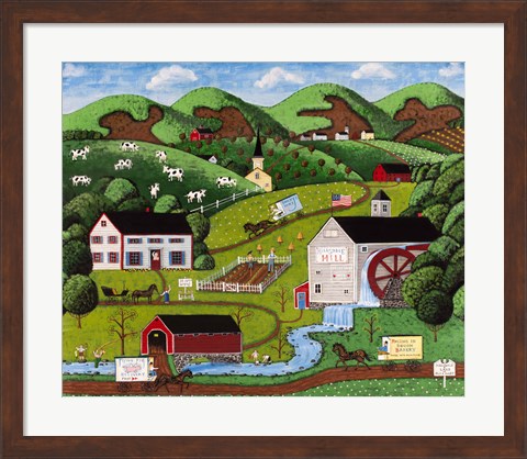 Framed Hillsdale Farms Print