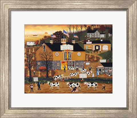 Framed When The Cows Come Home Print