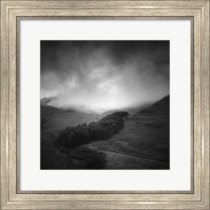 Framed Misty Weather I Print
