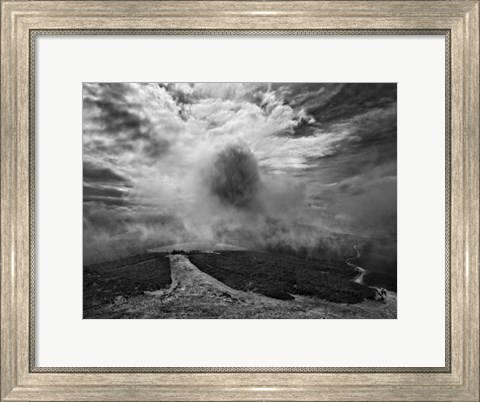 Framed Misty Weather VII Print