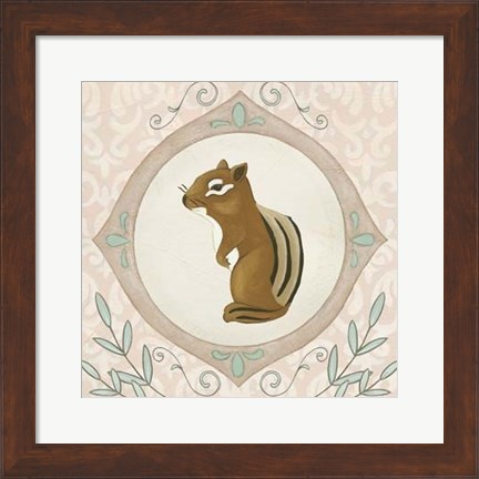 Framed Forest Cameo II Print