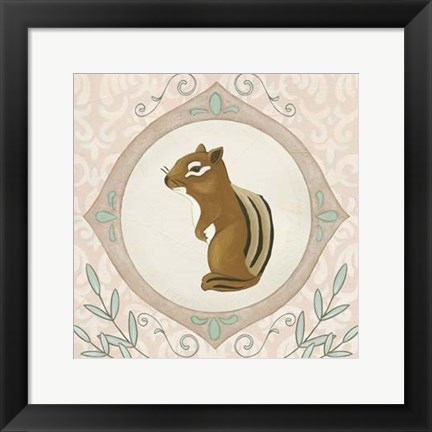 Framed Forest Cameo II Print