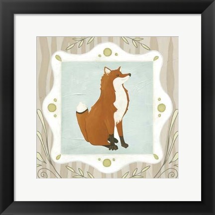 Framed Forest Cameo III Print