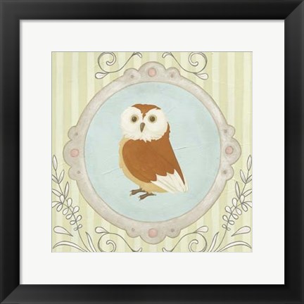 Framed Forest Cameo V Print