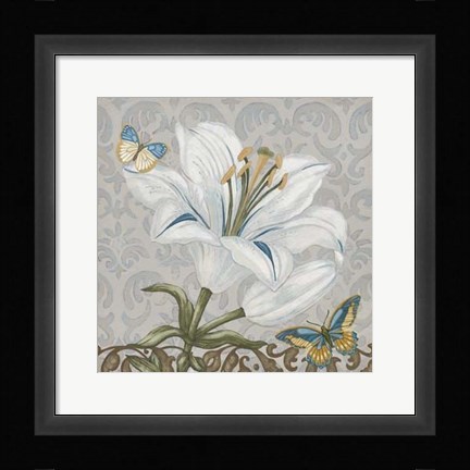 Framed Garden Romance II Print