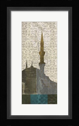 Framed Eastern Spires II Print