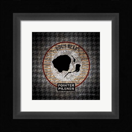 Framed Hound's Tooth III Print