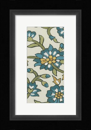 Framed Cottage Panels III Print