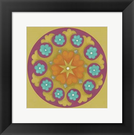 Framed Celebration Suzani I Print