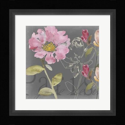 Framed Joie de Vivre I Print