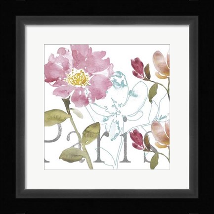 Framed Paris by Day II Print