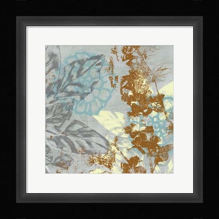 Framed Tropical Interplay II Print