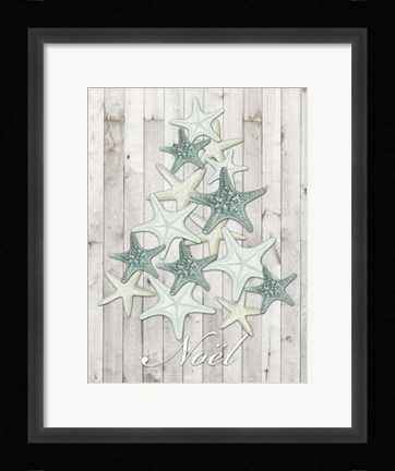 Framed Coastal Christmas IV Print