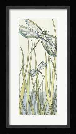 Framed Gossamer Dragonflies II Print