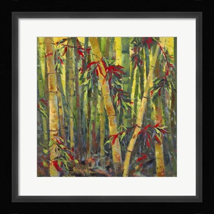 Framed Bamboo Grove I Print