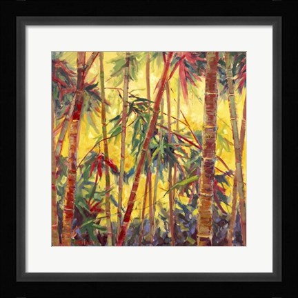 Framed Bamboo Grove II Print