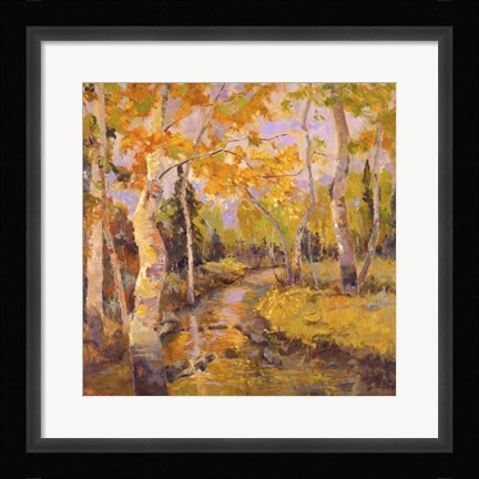Framed Four Seasons Aspens III Print