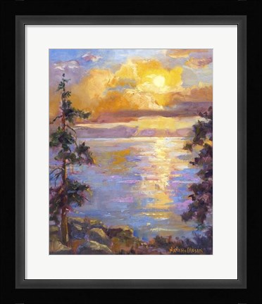 Framed Western Vistas I Print