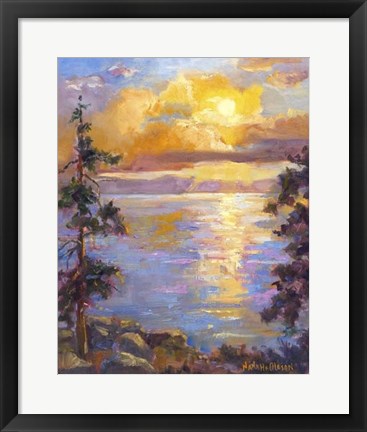 Framed Western Vistas I Print