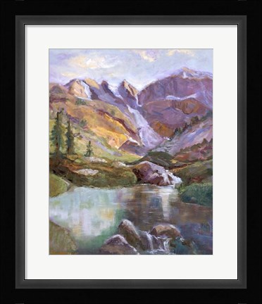Framed Western Vistas II Print