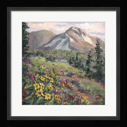 Framed Western Vistas III Print