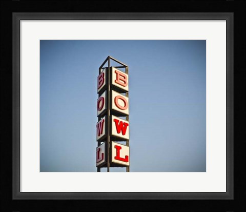 Framed Vintage Bowl I Print