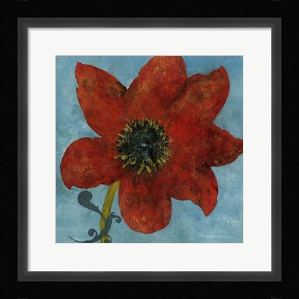 Framed Summer Bloom I Print
