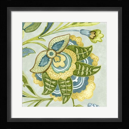 Framed Decorative Golden Bloom IV Print