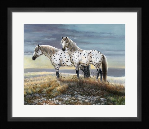 Framed Appaloosa Sundown Print