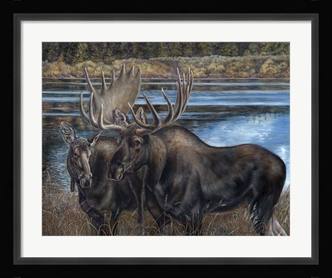 Framed Hello Handsome Print