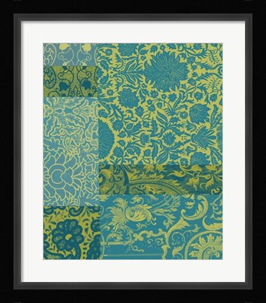 Framed Pattern Mix I Print