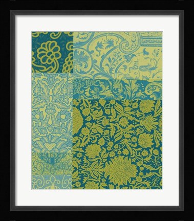 Framed Pattern Mix II Print