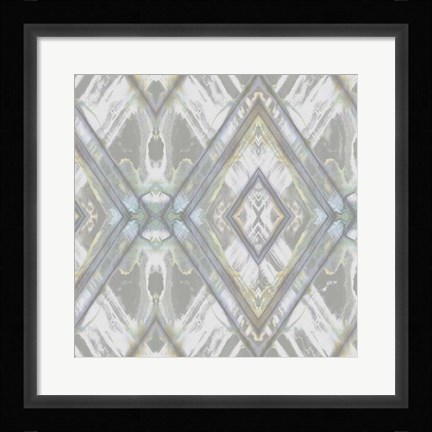Framed Argyle Watercolor II Print