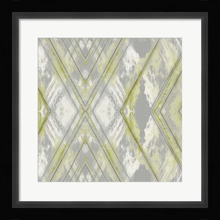 Framed Argyle Watercolor III Print