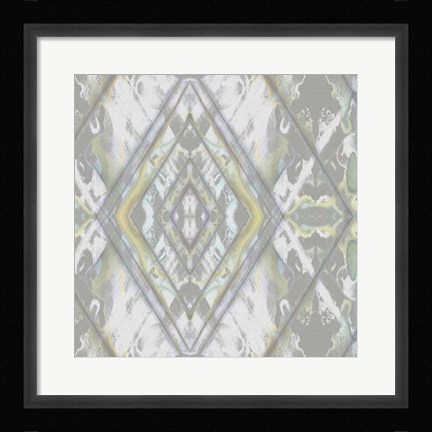 Framed Argyle Watercolor IV Print