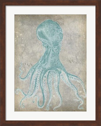 Framed Spa Octopus II Print