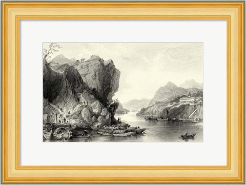 Framed Scenes in China III Print