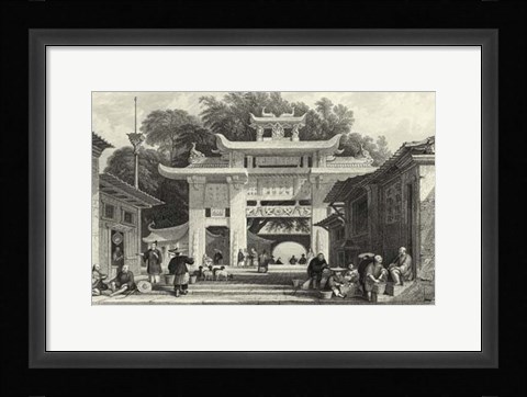 Framed Scenes in China V Print